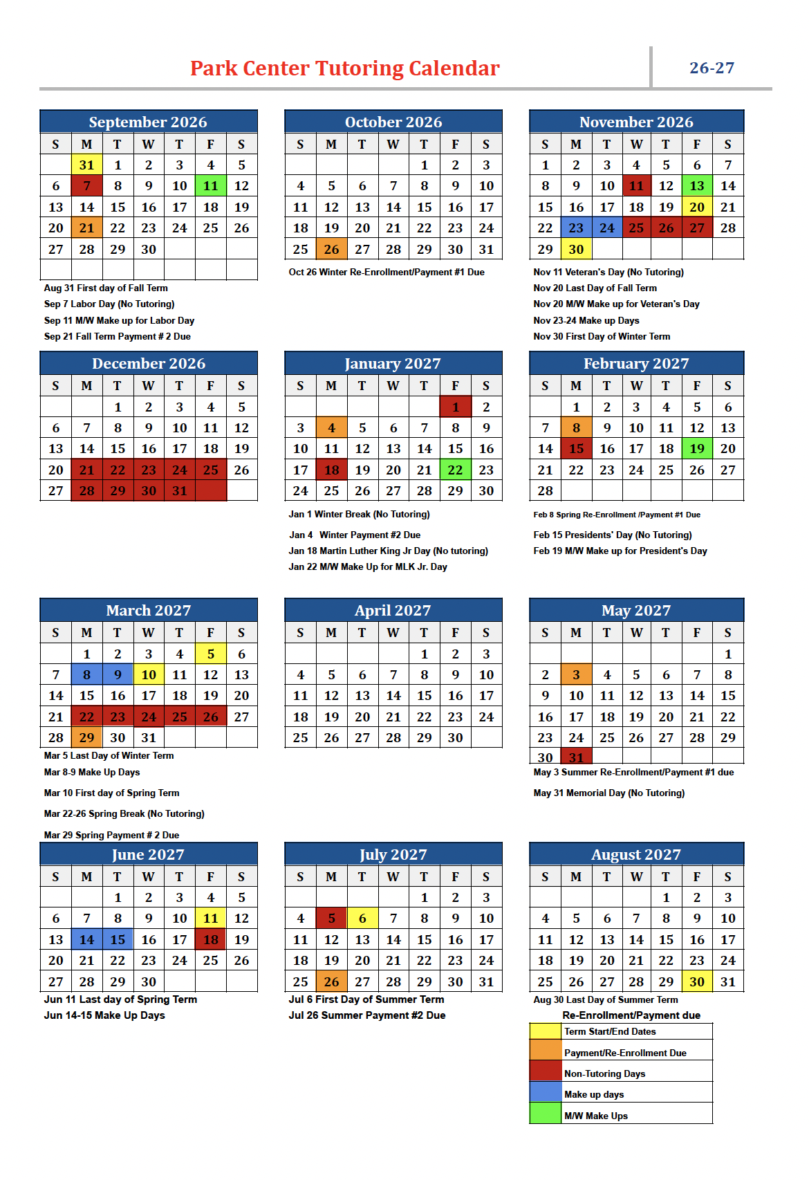 calendar_26_27 2026-2028 Park Academy calendar